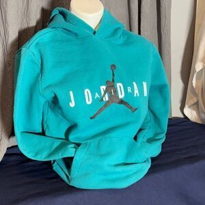 Jordan Aqua Hoodie with Iconic Logo